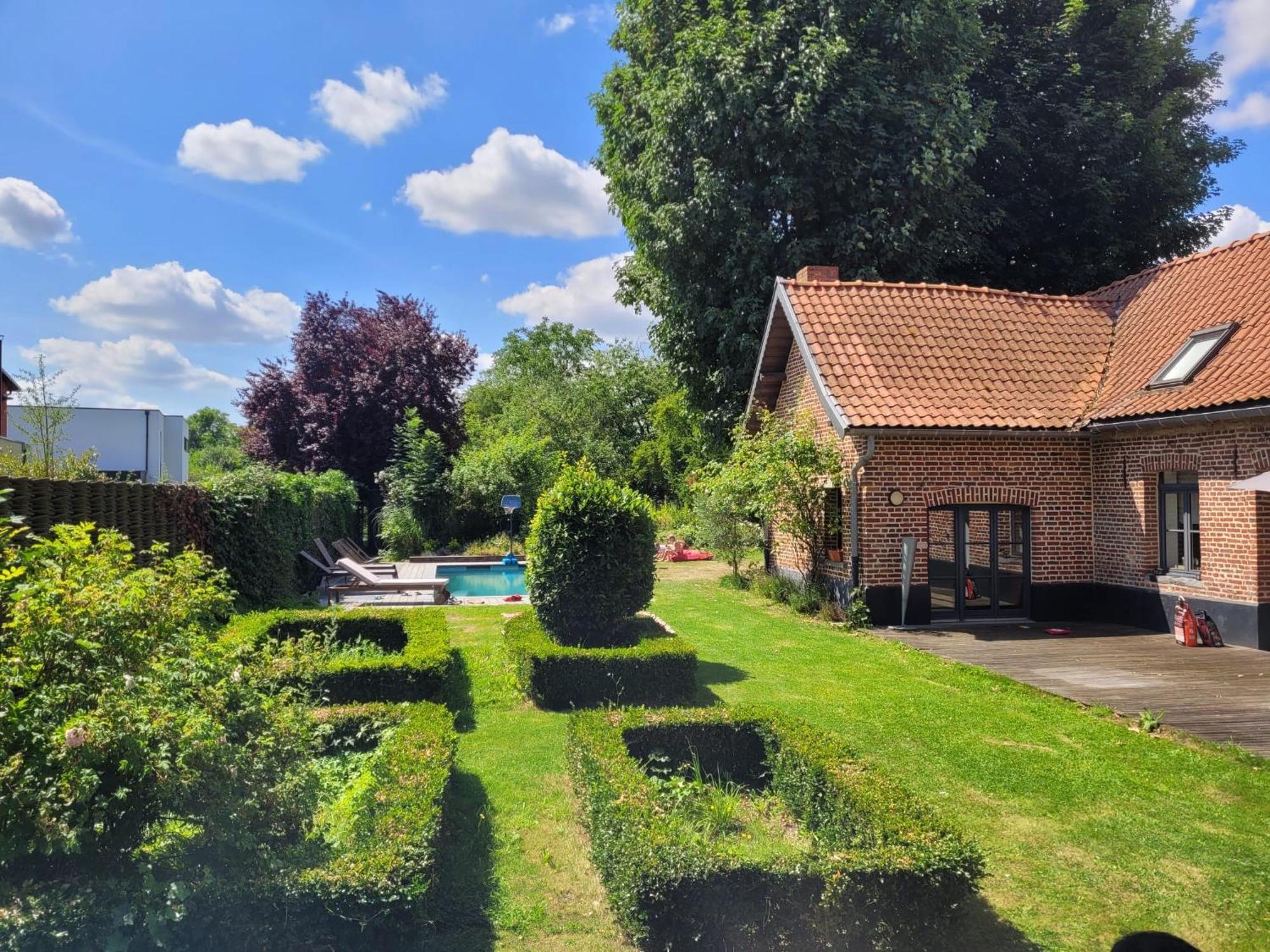 Villa Ferme De Caractere Avec Piscine Et Cheminee Sainghin-en-Mélantois Esterno foto
